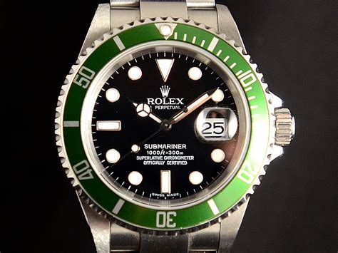 rolex ghiera verde più raro|Rolex Submariner Date Ghiera Verde RRR .